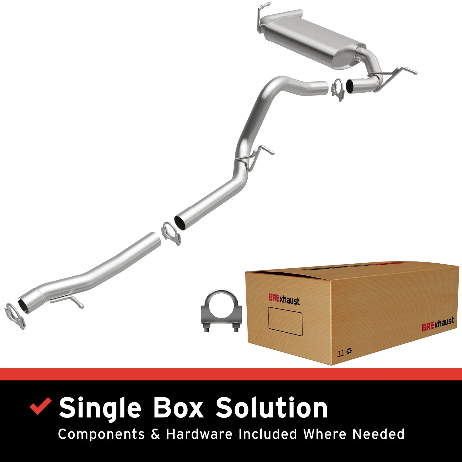 Fits 2012-2018 Jeep Direct-Fit Replacement Exhaust System